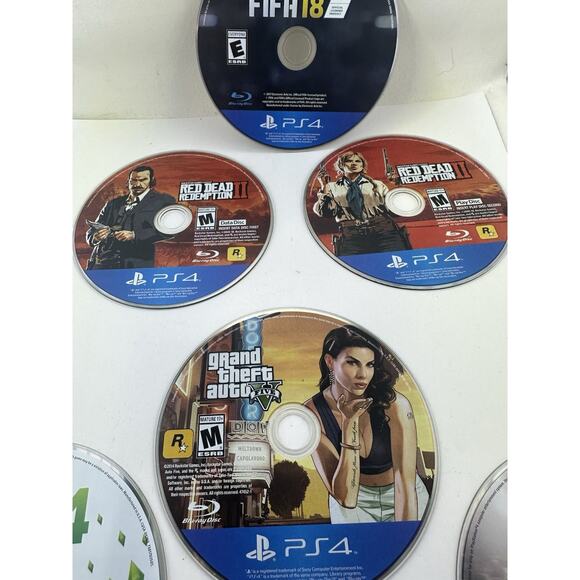 PS4 Playstation 4 Red Dead Redemption 2 Grand Theft Auto V 5 Sims FIFA NHL Games - Picture 4 of 5